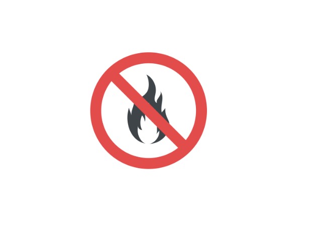 no fire allowed icon