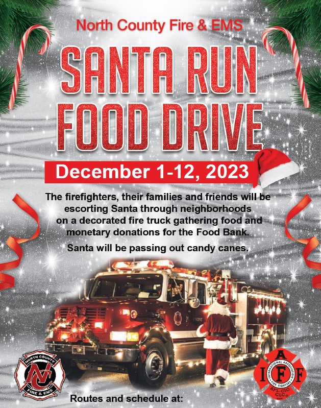 Santa Run  Flyer